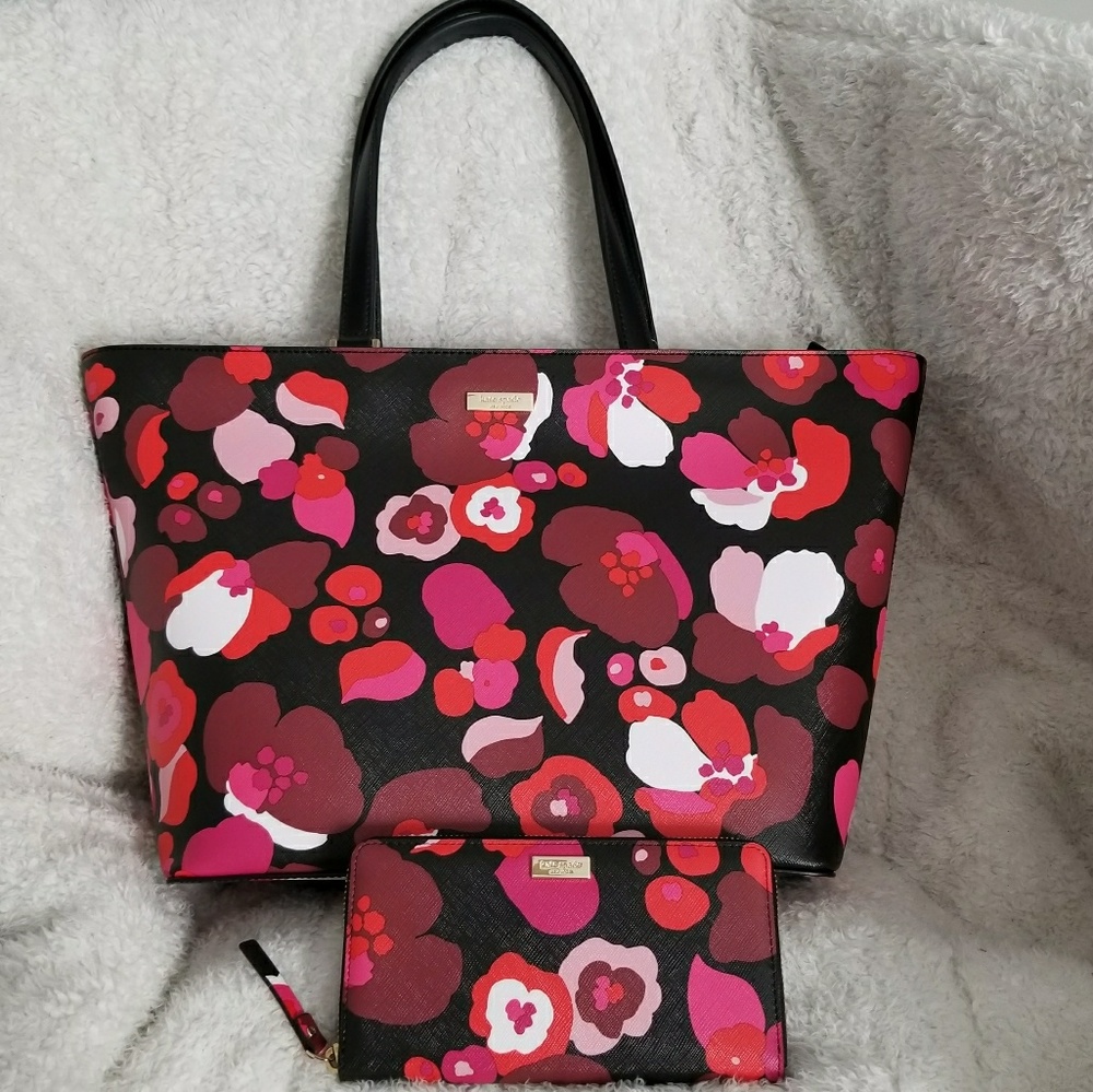 NWT Kate Spade wonderfloral set